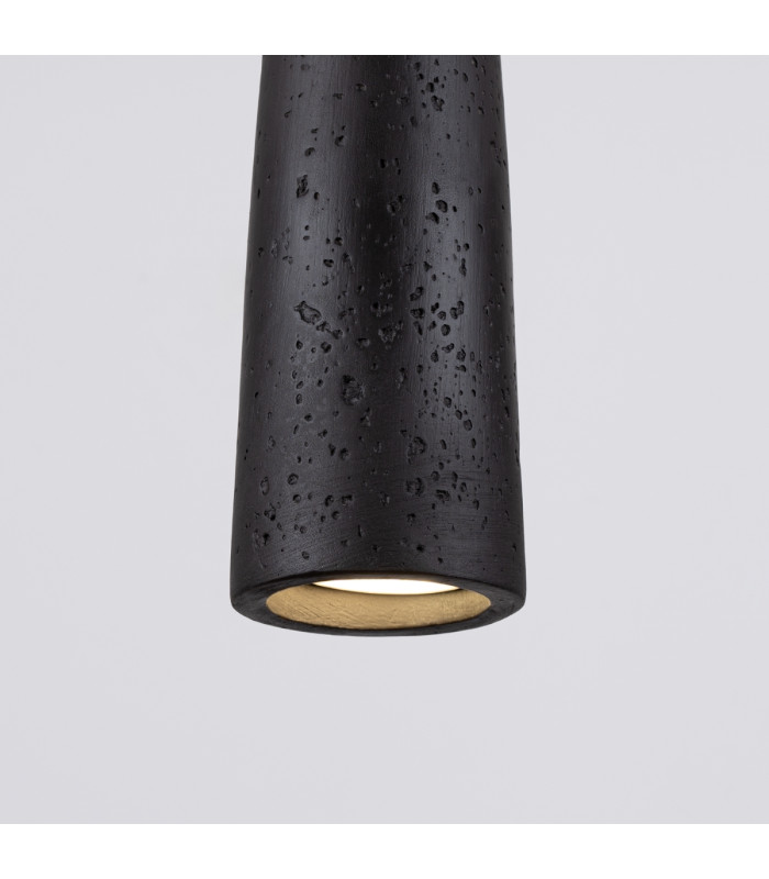 Electra Slim Pendant Ceiling Light Black Concrete-6