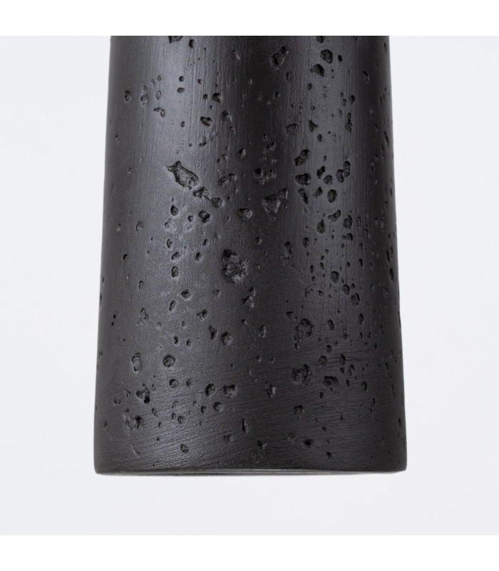 Electra Slim Pendant Ceiling Light Black Concrete-8