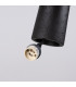 Electra Slim Pendant Ceiling Light Black Concrete-9