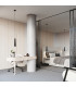 Electra Slim Pendant Ceiling Light Black Concrete-15