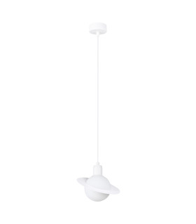 Hyperion Decorative Dome Pendant Ceiling Light White-2