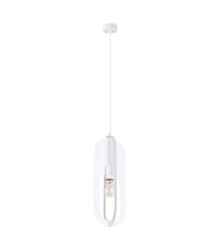 Nicus Wire Frame Pendant Ceiling Light White-2