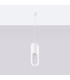 Nicus Wire Frame Pendant Ceiling Light White-3
