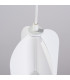 Nicus Wire Frame Pendant Ceiling Light White-9