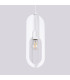 Nicus Wire Frame Pendant Ceiling Light White-12