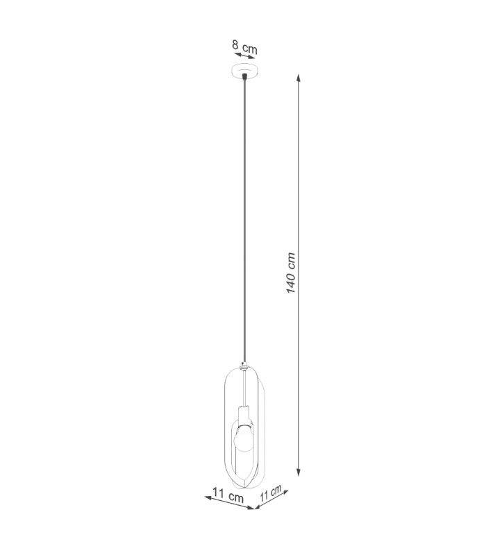 Nicus Wire Frame Pendant Ceiling Light White-13