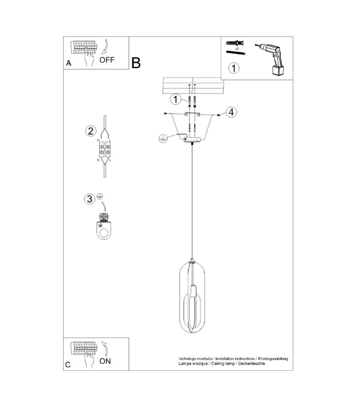 Nicus Wire Frame Pendant Ceiling Light White-14