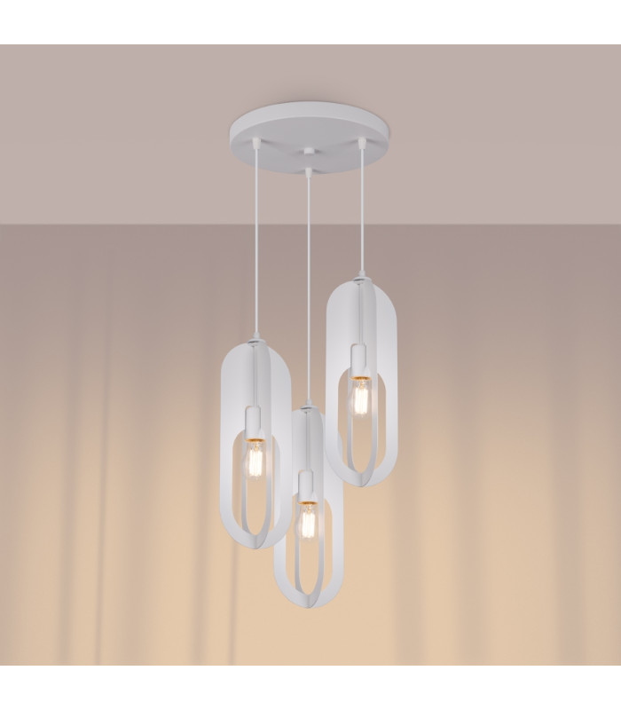 Nicus Cluster Pendant Ceiling Light White-1