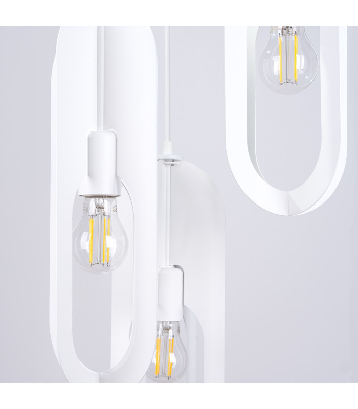 Nicus Cluster Pendant Ceiling Light White-7