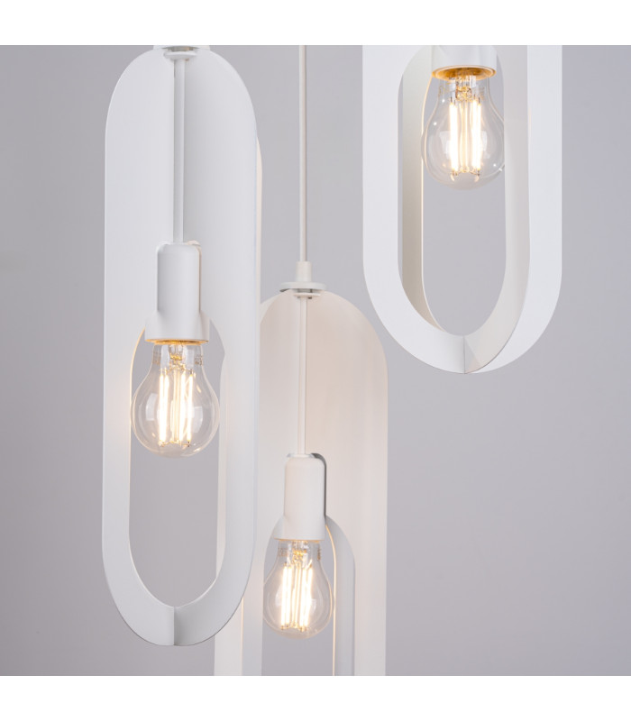 Nicus Cluster Pendant Ceiling Light White-8