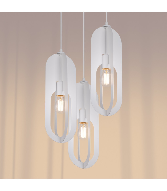 Nicus Cluster Pendant Ceiling Light White-10