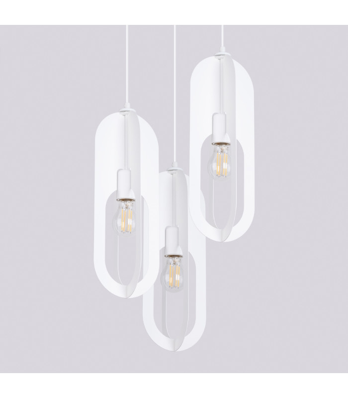 Nicus Cluster Pendant Ceiling Light White-12