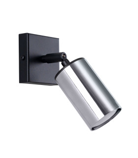 Winx Single Spotlight Black Chrome-1