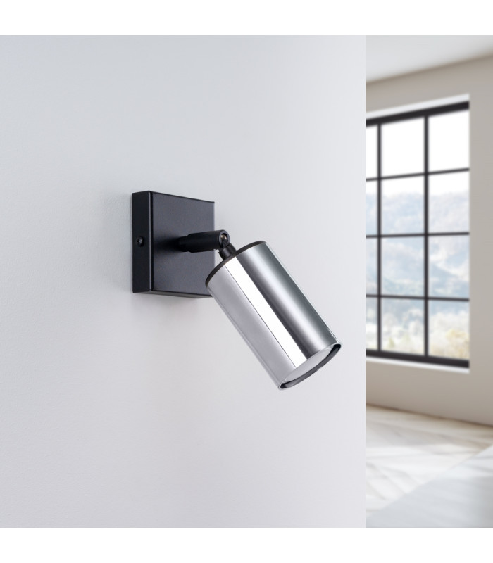 Winx Single Spotlight Black Chrome-3