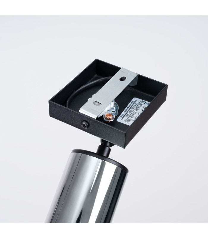 Winx Single Spotlight Black Chrome-4