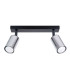 Winx 2 Light Twin Ceiling Spotlight Black Chrome-1