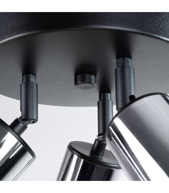 Winx 3 Light Ceiling Spotlight Clusters Black Chrome-6