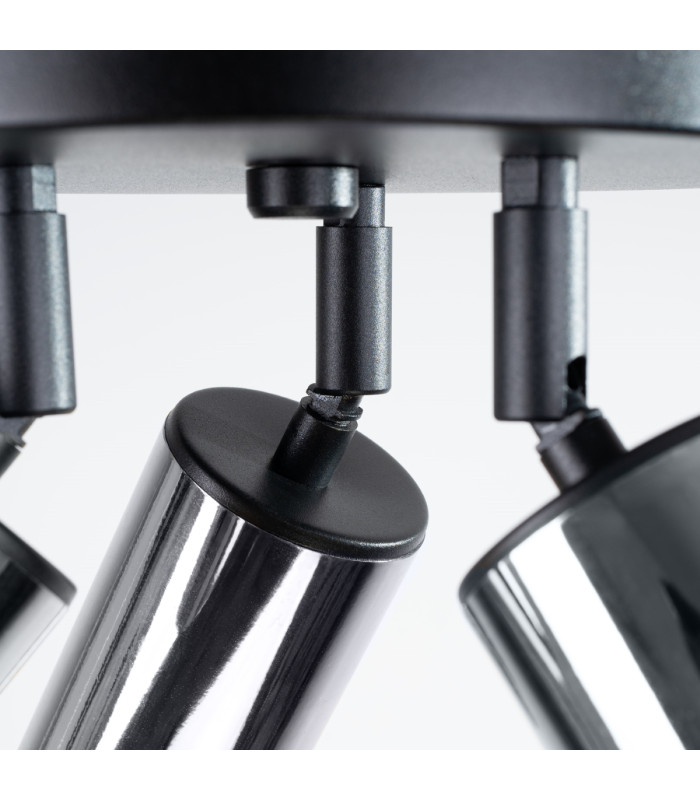 Winx 3 Light Ceiling Spotlight Clusters Black Chrome-8