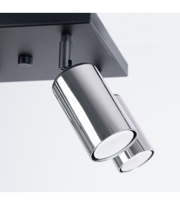 Winx 4 Light Ceiling Spotlight Clusters Black Chrome-7