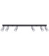 Winx 6 Light Ceiling Spotlight Bar Black Chrome-1