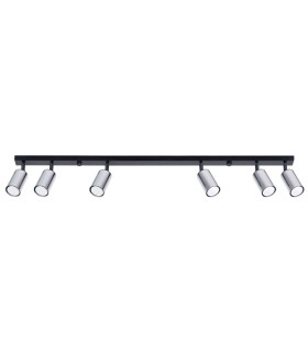 Winx 6 Light Ceiling Spotlight Bar Black Chrome-1