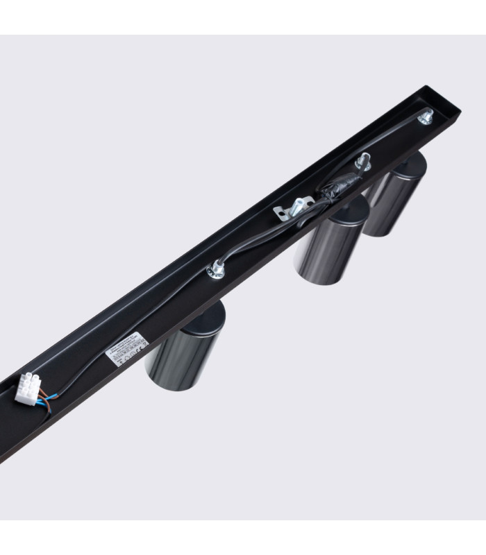 Winx 6 Light Ceiling Spotlight Bar Black Chrome-4