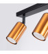 Winx 3 Light Ceiling Spotlight Bar Black Copper-6