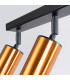 Winx 3 Light Ceiling Spotlight Bar Black Copper-7