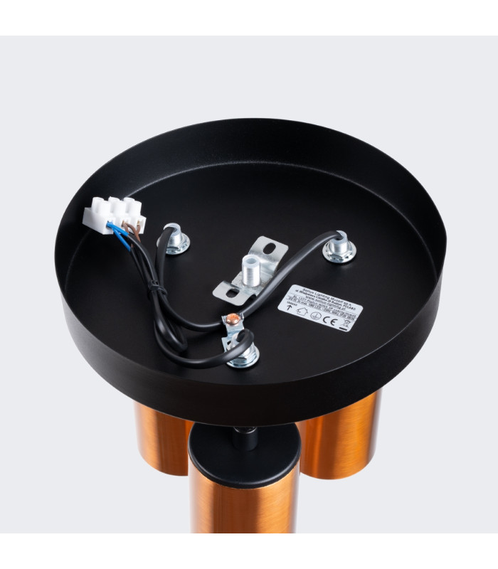 Winx 3 Light Ceiling Spotlight Clusters Black Copper-4