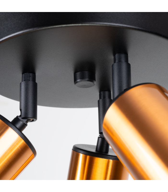 Winx 3 Light Ceiling Spotlight Clusters Black Copper-6