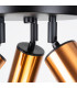 Winx 3 Light Ceiling Spotlight Clusters Black Copper-8