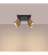 Winx 4 Light Ceiling Spotlight Clusters Black Copper-2