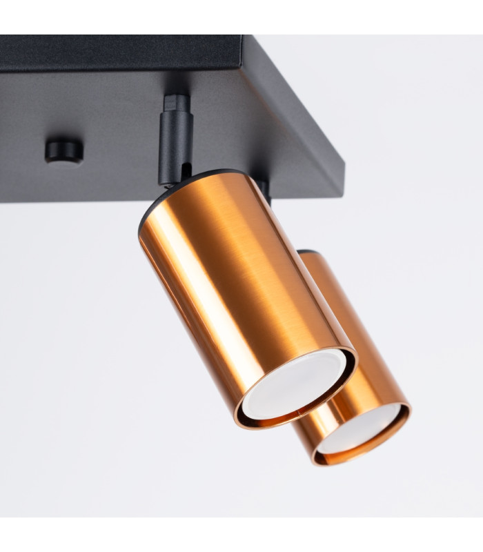 Winx 4 Light Ceiling Spotlight Clusters Black Copper-7