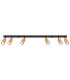 Winx 6 Light Ceiling Spotlight Bar Black Copper-1