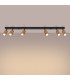 Winx 6 Light Ceiling Spotlight Bar Black Copper-2