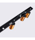 Winx 6 Light Ceiling Spotlight Bar Black Copper-4