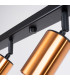 Winx 6 Light Ceiling Spotlight Bar Black Copper-7