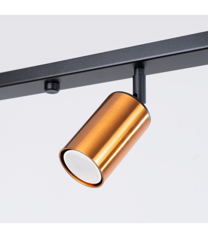 Winx 6 Light Ceiling Spotlight Bar Black Copper-8
