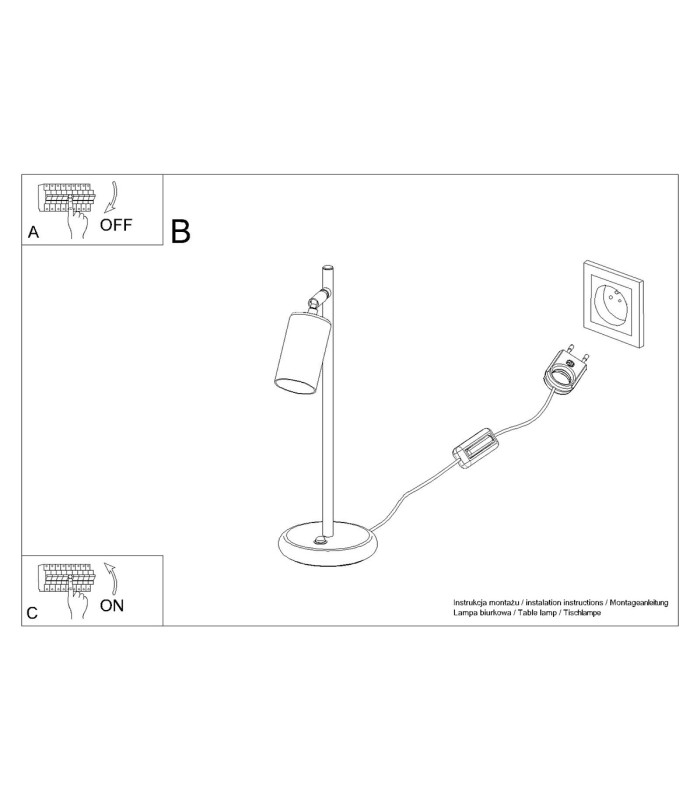 Winx Table Lamp Black Copper-9