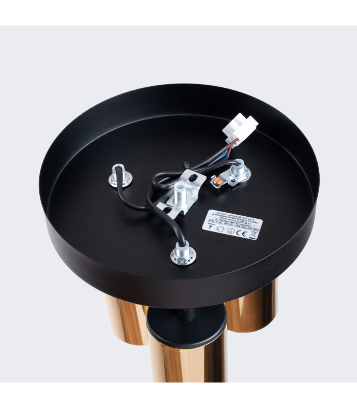 Winx 3 Light Ceiling Spotlight Clusters Black Gold-4