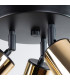 Winx 3 Light Ceiling Spotlight Clusters Black Gold-6