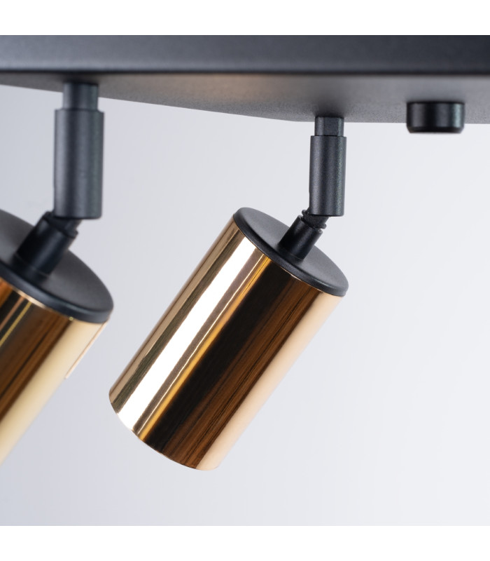 Winx 4 Light Ceiling Spotlight Clusters Black Gold-6
