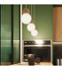 Pekka Globe Pendant Ceiling Light White Natural Wood-14