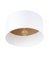 Telesto Cylindrical Ceiling Light White Light Brown-1