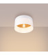 Telesto Cylindrical Ceiling Light White Light Brown-2