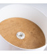 Telesto Cylindrical Ceiling Light White Light Brown-5