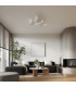 Telesto Cylindrical Ceiling Light White Light Brown-11