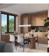 Spark Bar Pendant Ceiling Light White-16