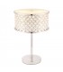 2 Light Table Lamp Chrome, Crystal (K9) Drops, E14 - 1
