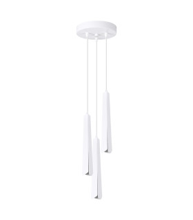 Prysm 3 Light Cluster Pendant Ceiling Light White-1